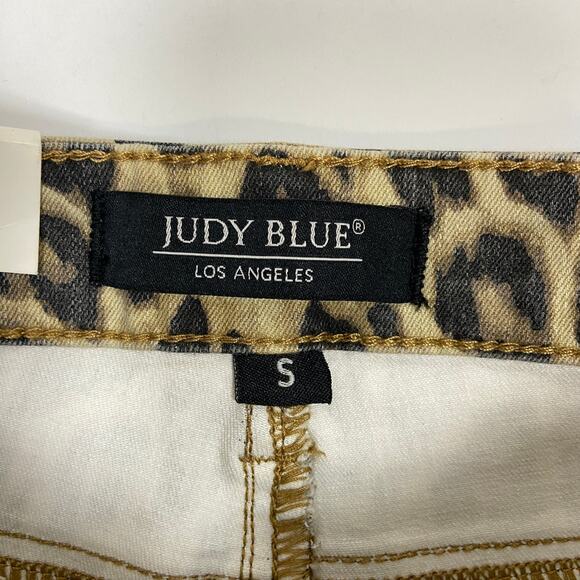 Judy Blue Leopard Animal Print Short Size Small New With Tag - Picture 3 of 7
